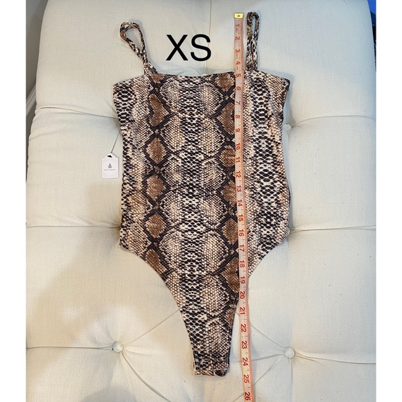 Black bodysuit animal print NWT - Picture 9 of 12